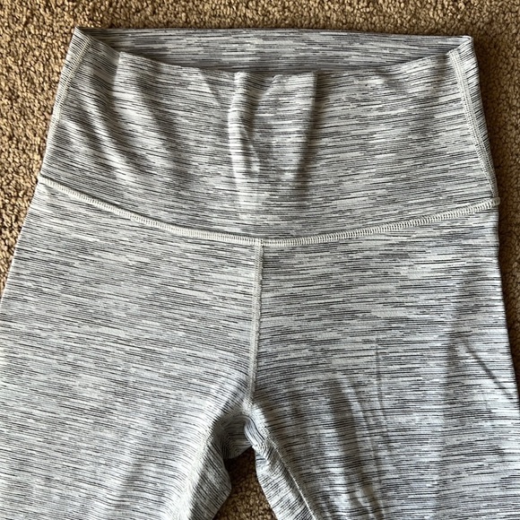 Lululemon Wunder Under Hi-Rise 7/8 Tight 26" Space Ice Grey Alpine White - Picture 6 of 11